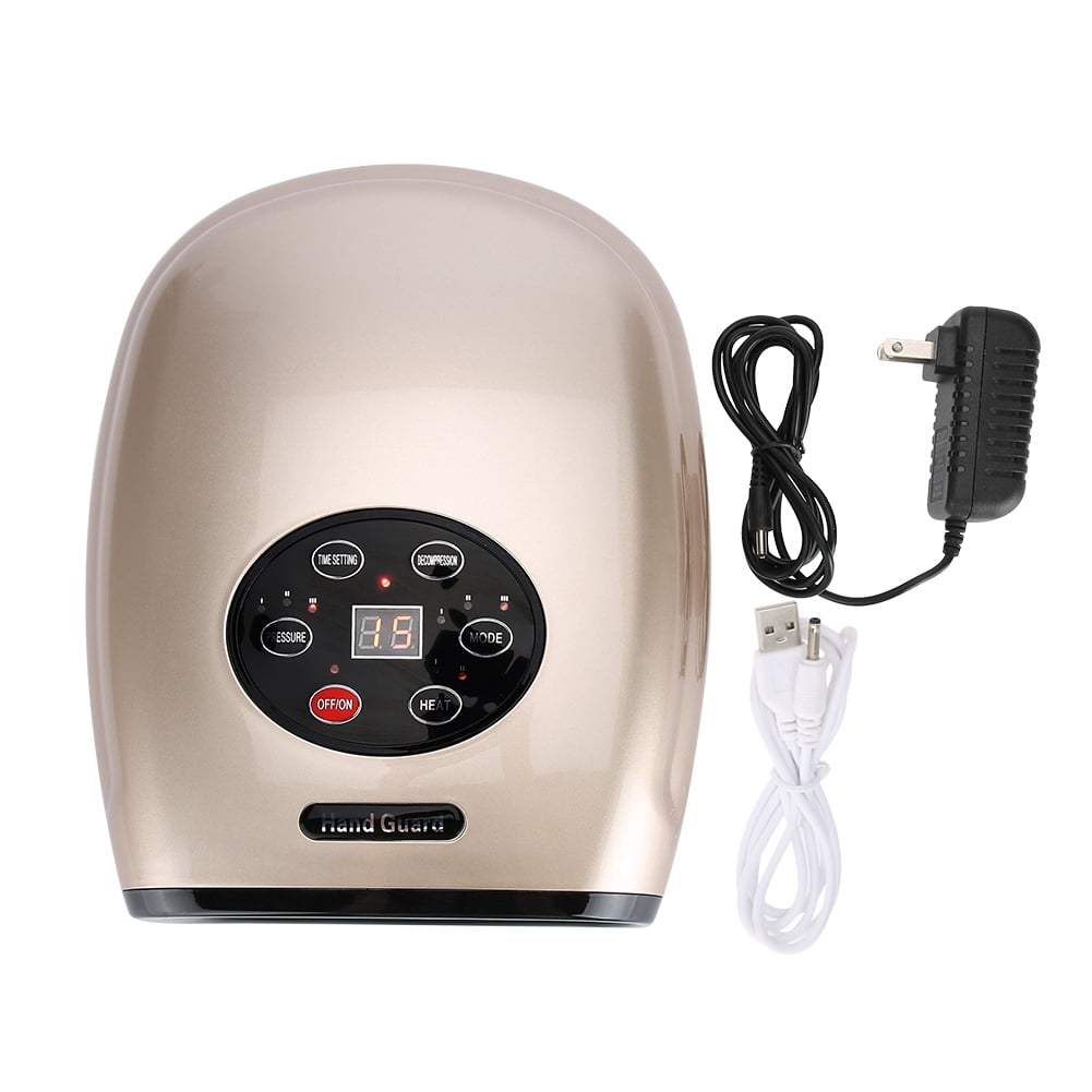 SHAR Electric Hand Massager Finger Acupoint Massage Pain Relief Office Home Hand Care Tool Gold US