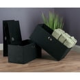thumbnail image 5 of Winsome Torino 3 Piece Folding Fabric Basket Set, 5 of 5