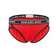 thumbnail image 1 of TIHLMK Men's Solid Color Low Waist Briefs Underpants, 1 of 4