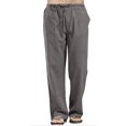 thumbnail image 1 of ITFABS Women's Drawstring Pants, Autumn Elastic Waist Solid Color Loose Lounge Pants, 1 of 9