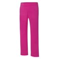thumbnail image 1 of Hanes Girls` ComfortSoft EcoSmart Open Leg Sweatpants, XS, Amaranth, 1 of 2