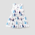 thumbnail image 3 of Disney Princess Robes pour Tout-Petites Fille la Reine des Neiges Elsa Anna Imprimé Sans Manches Robe de Jeu Taille 2-6, 3 of 5
