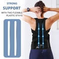 thumbnail image 4 of Tignapoo Neoprene Back Support Posture Corrector for Men and Women - Adjustable Black Brace for Improved Alignment and Pain Relief - Sizes S to 3XL Available, 4 of 6
