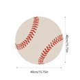 thumbnail image 3 of Dvkptbk Bath Mat, Baseball Shaped Rubber Bathroom Rugs Non Slip Washable, Quick Dry Bath Rugs, Machine Washable Shower Mat, Cushioned Bathmat for Bathroom Floor, Tub and Shower, 3 of 6