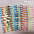 thumbnail image 3 of 24 Pieces False Nails Coffin Design Full Cover Elegant Press-on Gradient Style Artificial Nail Tips Fingernail Accessory for DIY ch09, 3 of 7
