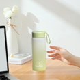thumbnail image 1 of Boovnll Water Bottles, Sports Water Bottle 16.9 Ounce Labeled Motivational Bottle 500Ml Portable Leak Proof Sports Water Bottle Suitable for Outdoor Fitness in Women's Gyms, Water Bottle, 1 of 6