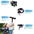 thumbnail image 3 of Fdit Bicycle Back Seat Bike Bicycle Child Back Rear Seat Cushion Backrest Armrest Footrest Set Accessory, 3 of 7