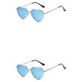 thumbnail image 4 of maskred PVC Heart-Shaped Glasses Non-Slide Silicone Nose Pads And Mulitple Colours For Chic Look Gold Metal silver frame skyblue 2Set, 4 of 6