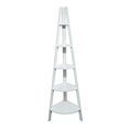thumbnail image 5 of Casual Home 5-Shelf Corner Ladder White Bookcase, 5 of 5