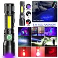 thumbnail image 1 of Dvkptbk Flashlights High Lumens Rechargeable Bright LED Flashlight 7 Modes with Usb Cable Ipx6 Handheld Powerful Flash Light for Camping Camping Essentials, 1 of 9