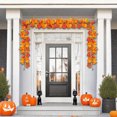 thumbnail image 4 of Chmadoxn Halloween Decorations, Thanksgiving Halloween Artificial Maple Leaf Fall Scenic Decoration Holiday Simulation Maple Leaf Wall Hanging Rattan Plastic Simulation Maple Leaf Rattan, 4 of 6