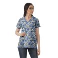 thumbnail image 1 of Moomaya Chemise Tunique Style Enveloppant pour Femmes en Coton Décontracté Col Classique Boutonné, 1 of 6