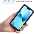 thumbnail image 4 of MYKOMI for iPhone 13 Mini Phone Case, IP68 Waterproof Dustproof Shockproof Cases with Built-in Screen Protector, Full Body Sealed Protective Front and Back Cover for iPhone 13 Mini, 5.4 inch (Black), 4 of 7