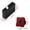 Red, variant on Fingerprint Cabinet Lock for Home Office File Cabinets, USB Rechargeable Biometric Drawer Lock with 20-Fingerprint Capacity, 3.4 cm x 3.4 cm x 0.8 cm