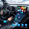 thumbnail image 3 of Wireless Carplay Adapter, 2 in 1 Apple CarPlay and Android Auto Adapter Convert Wired to Wireless Dongle for Apple Android,Plug and Play for iOS 10+ & Android 10+, Black, 3 of 7