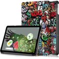 thumbnail image 1 of KOMI Case for Google Pixel Tablet 11inch 2023 Release, Folio Slim Cover Lightweight Hard Shell Protective Case with Multi-Angle Stand, Graffiti, 1 of 4