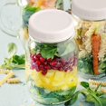 thumbnail image 3 of 18 Pack Plastic Regular Mouth Mason Jar Lids For Ball, Kerr And More - Food Grade White Plastic Storage Caps, 3 of 7