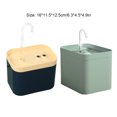 thumbnail image 3 of ZheElen Durable And Long-lasting Cat Water Fountain With Smart Automatic Dispenser green 1, 3 of 6