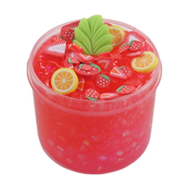 DIY Fruit Slime Sensory Toy – Soft Simulation Mud for Stress Relief, Safe Non-Toxic Material, Creative Play for Kids & Adults