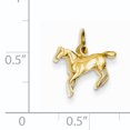 thumbnail image 2 of Charme Cheval Poli en Or Jaune 14K, 2 of 2