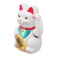 thumbnail image 3 of Fortune Chat, Formes Uniques Application Grand Chat Accueillant pour Restaurant 5 Po Chat Blanc 0255C, 3 of 8