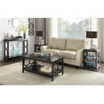 thumbnail image 4 of Convenience Concepts Omega Square End Table in Black Wood Finish, 4 of 5