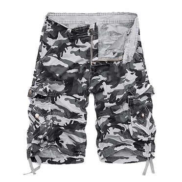 Mens Cargo Shorts Mens Shorts Multi Pocket Cargo Pants Loose Casual Pants Straight Leg Pants