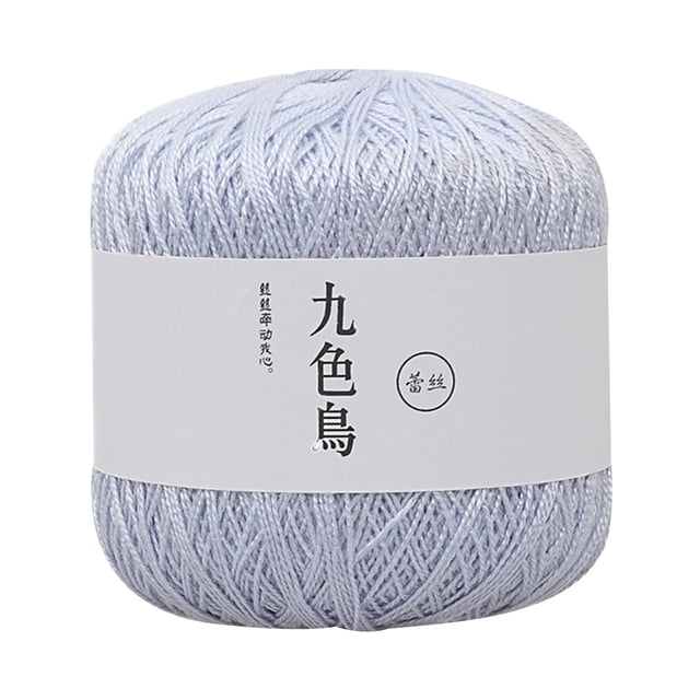Birdeem Lace Thread Diy Woven Cotton Mercerized Baby Fine Cotton Thread Crochet Yarn