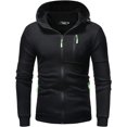 thumbnail image 1 of ORUYROP Sweat à Capuche Zippé pour Hommes, Mode Automne/hiver 2023, Veste Décontractée à Manches Longues, 1 of 6