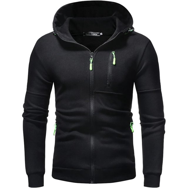 ORUYROP Sweat à Capuche Zippé pour Hommes, Mode Automne/hiver 2023, Veste Décontractée à Manches Longues