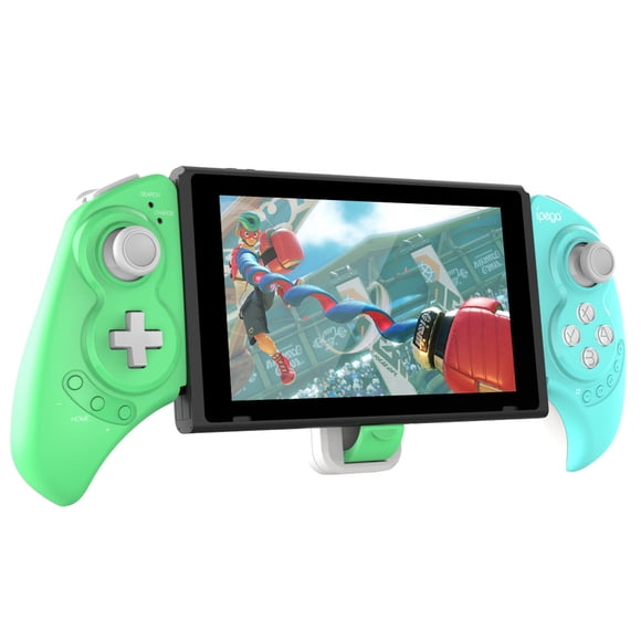 IPEGA Switch Retractable Wireless Bluetooth Controller - Animal Crossing Optimized Grip, Multi-Platform for NS/Android, Plug-and-Play Handheld Gaming Pad