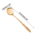 thumbnail image 2 of Handmade Copper Engraved Spoon | Long Handle Soup Spoon | Western Tableware for Dining | Kitchen Utensil for Soup, Dessert, Coffee & Tea | Home & Restaurant Tableware, 2 of 5