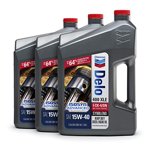 Chevron Delo 400 XLE SAE Synblend Huile de mélange synthétique 15W40, 1 Gallon, cas de 3