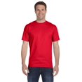 thumbnail image 2 of Hanes T-shirt à Manches Courtes pour Hommes 5,2 oz, m, Rouge Athlétique, 2 of 3