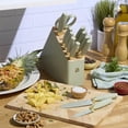 thumbnail image 2 of Beautiful, 12-Piece Soft Grip Sage & Gold Knife Block Set, 2 of 3