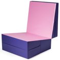 thumbnail image 1 of Costway Incline Gymnastics Exercise Mat Folding Wedge Ramp Fitness Mat Tumbling Pink, 1 of 8