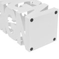 thumbnail image 3 of White Square Umbrella Stand Storage Holder Walking Stick Steel 48.5 cm, 3 of 4