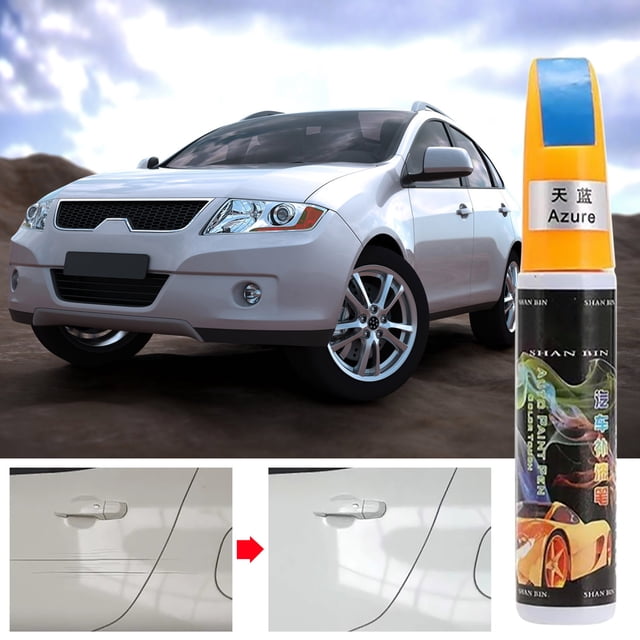3Pcs Car Scratch Removal Pen, RRJ Car Scratch Removal Pen 12ML, 2-in- Automotive Touch Up Paint Repair Pen, Scratch Remover For Vehicle Car Paint Scratches, Auto Body Scratch Repair Kit, Car