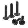 thumbnail image 1 of Unique Bargains Flanged Button Head Socket Cap Screws, 50 Pack M4x20mm 304 Stainless Steel Bolts, 1 of 5