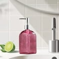thumbnail image 4 of UsRHHA Glass Hand Soap Dispenser Bottle, Refillable Soap Dispenser for Bathroom, Reusable Lotion Shampoo Dispenser for Kitchen Countertop Sink, 4 of 6