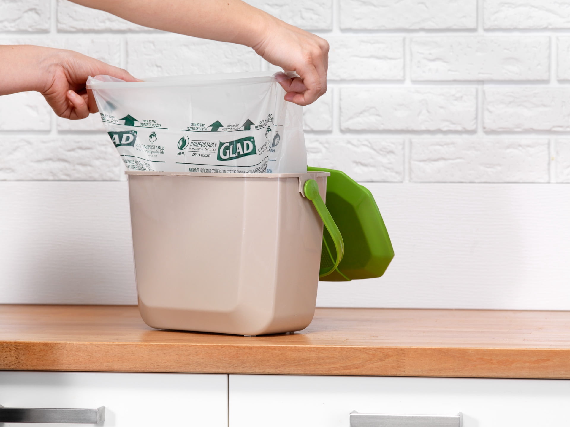 Glad Certified Compostable Bags - Small 10 Litres -