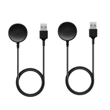 [Lot de 2, 3,3 Pi] Chargeur USB-A MYKOMI Compatible avec Samsung Galaxy Watch 7/6/6 Classic/5/5 Pro/Ultra/FE, Galaxy Watch 4/3/Active 2/Chargeur Active à Chargement Rapide