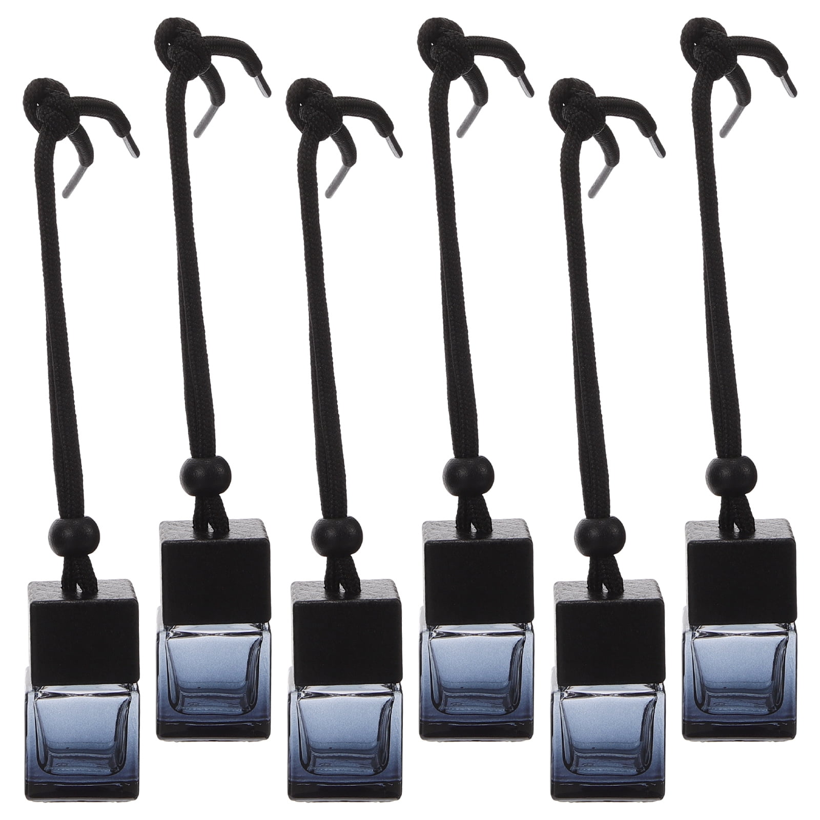 6pcs Car Perfume Diffuser Refillable Car Air Freshener 8ml Empty Hanging Fragrance Bottle
