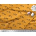 thumbnail image 2 of Soimoi Poly Georgette Fabric Bull Dog Print Fabric by The Yard 42 Inch Wide, 2 of 3