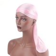 thumbnail image 5 of Unisex Men Women Headwear Headband Rapper Bboy Pirate Cap Hat Smooth Silk Cap, 5 of 5