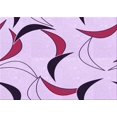 thumbnail image 1 of Ahgly Tapis Rectangulaire Lavable en Machine Orchidée Violet, 6 Pieds x 9 Pieds, 1 of 7
