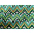 thumbnail image 5 of oneOone Cotton Cambric Turquoise Green Fabric Ikat Sewing Craft Projects Fabric Prints By Yard 56 Inch Wide, 5 of 5