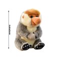 thumbnail image 3 of Adorable Soft Plush Proboscis Monkey Toy Realistic Stuffed Animal for Kids & Collectors, 12 Inches, 3 of 5