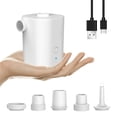 thumbnail image 2 of Portable Air Pump with 5 Nozzles 2500mAh USB Rechargeable Electric Mini Air Pump 30000rpm Wireless Mini Inflator Air Pump Tiny Portable Pump with Overheat Protection, 2 of 11