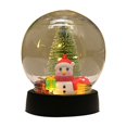 thumbnail image 2 of Christmas Decorations Desktop Ornament Christmas Globe With LED Lights Globe Decor With Santa Christmas Tree & Festive Scenes For Holiday Home Decor Desktop dress up, 2 of 5